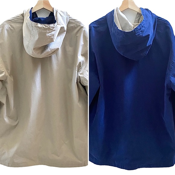 POLO BY RALPH LAUREN MEN’S 100% COTTON REVERSIBLE HOODED JACKET SIZE XL - Picture 2 of 16